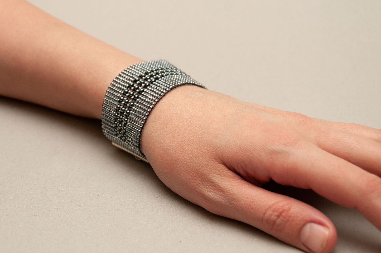 Minimalist Silver Cuff Bracelet - Handcrafted Modern Jewelry