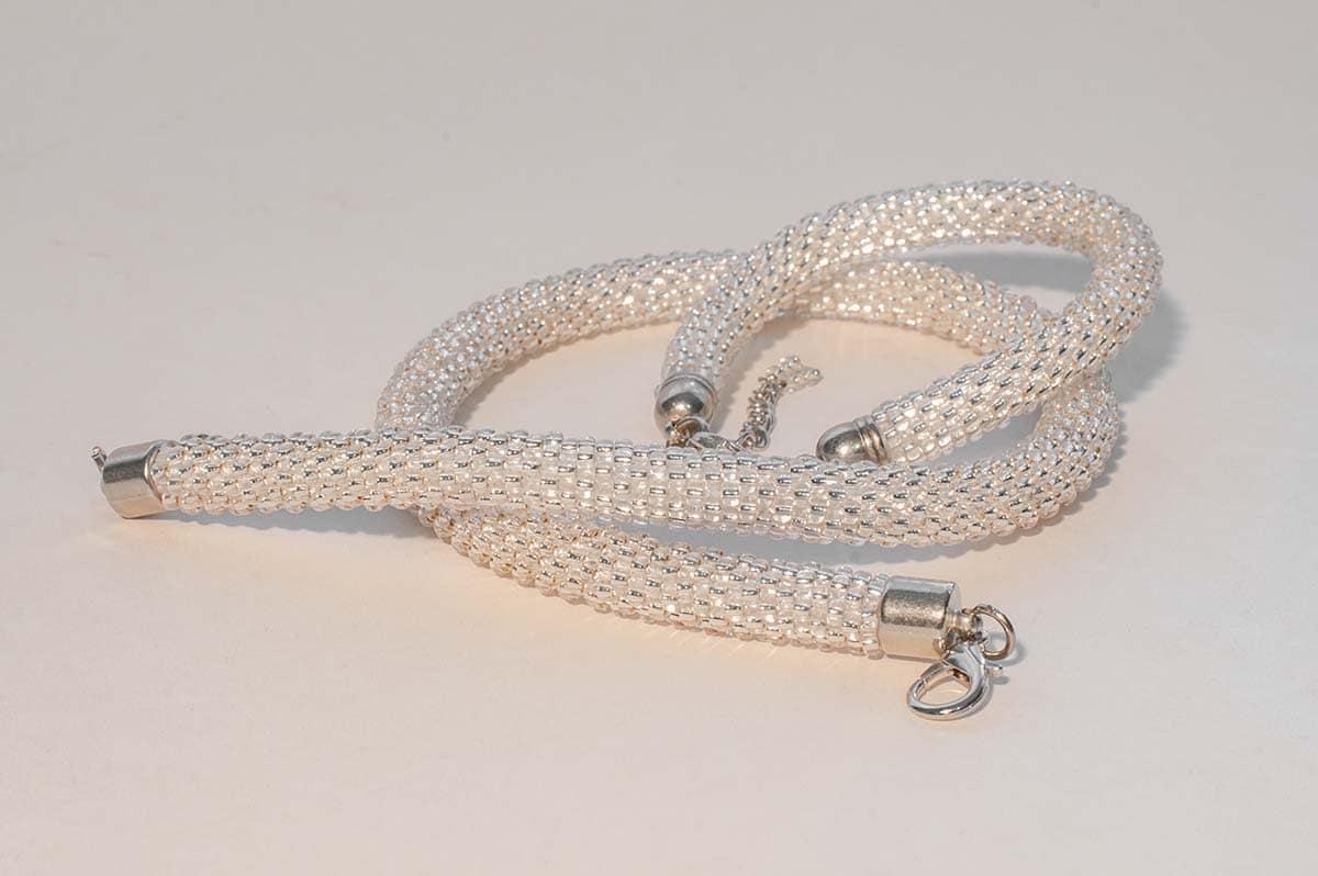 Armenian Wedding Jewelry Set - White Bohemian Bridesmaid Gifts - Elegant Evening Cocktail Accessories