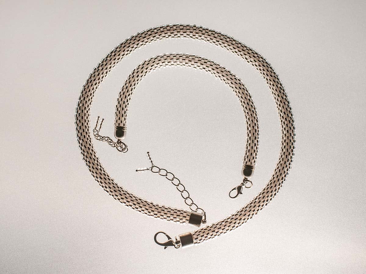 Armenian Wedding Jewelry Set - White Bohemian Bridesmaid Gifts - Elegant Evening Cocktail Accessories