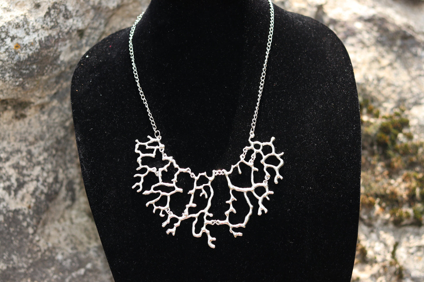 Modern Contemporary Armenian Abstract Necklace - Ethnic Handmade Lightning Design - Classy and Elegant Jewelry - Simple Statement