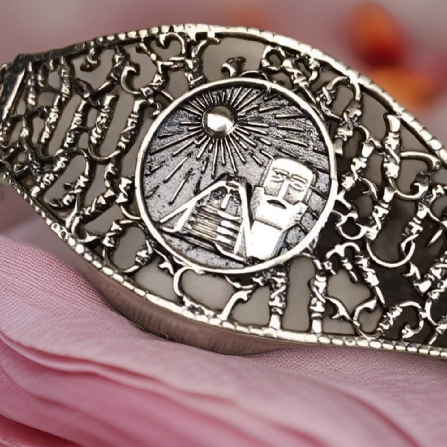 Armenian Alphabet Silver Bracelet - Symbols Tradition and National Pride - Heritage Accessory
