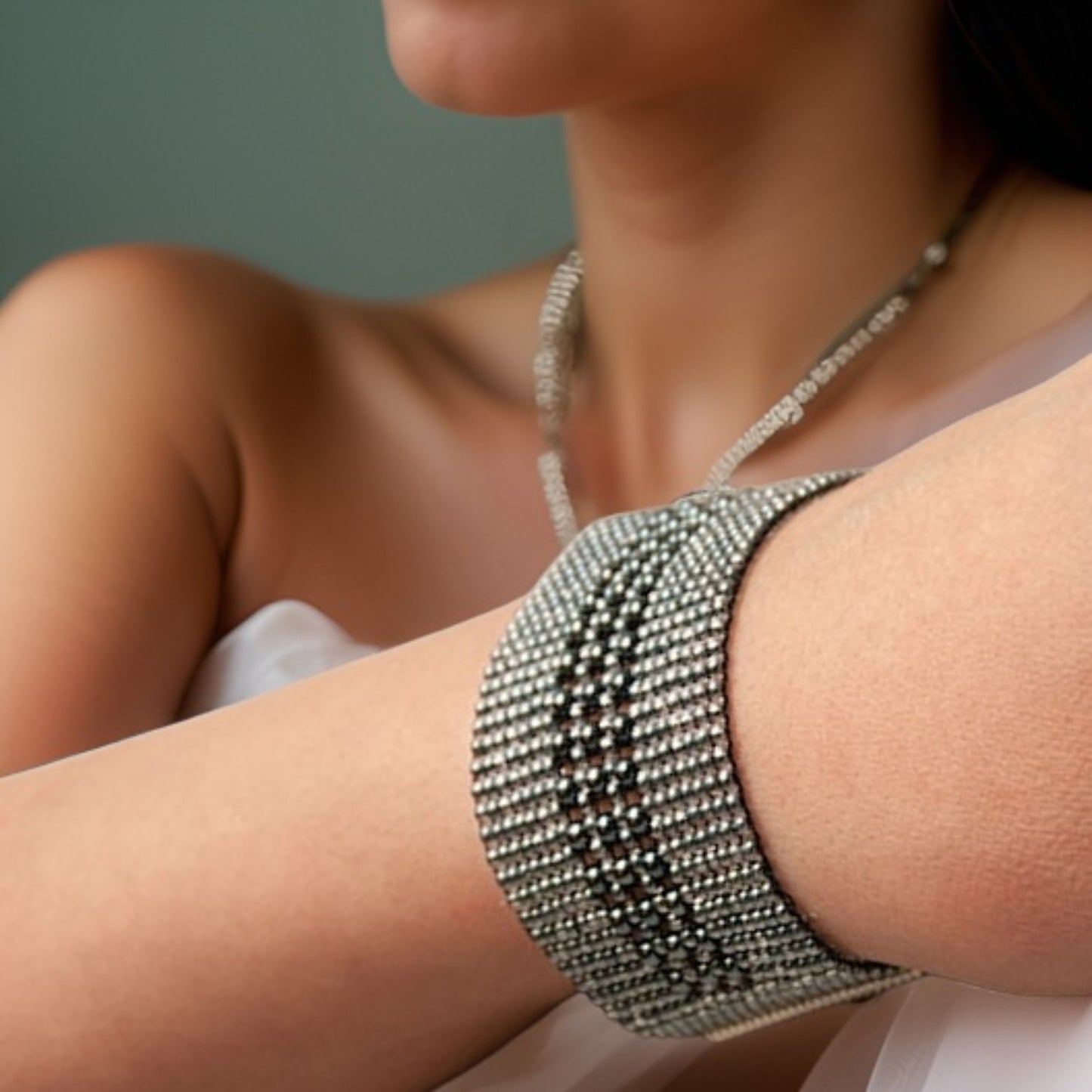 Minimalist Silver Cuff Bracelet - Handcrafted Modern Jewelry