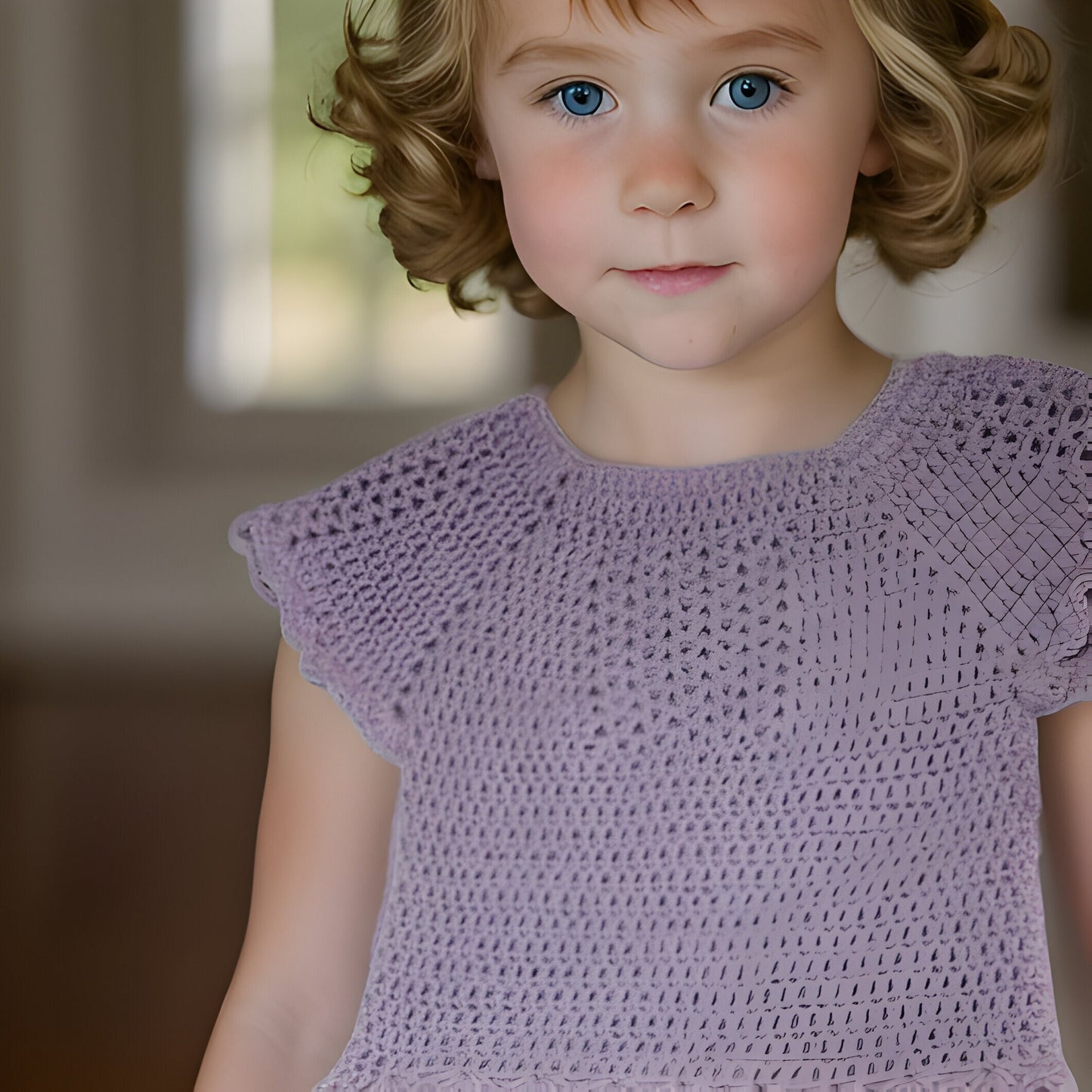 Crocheted Spring Set for Girls - Customizable for Special Occasions and Photoshoots - Ideal for Birthdays and Photoshoots - Short with Top