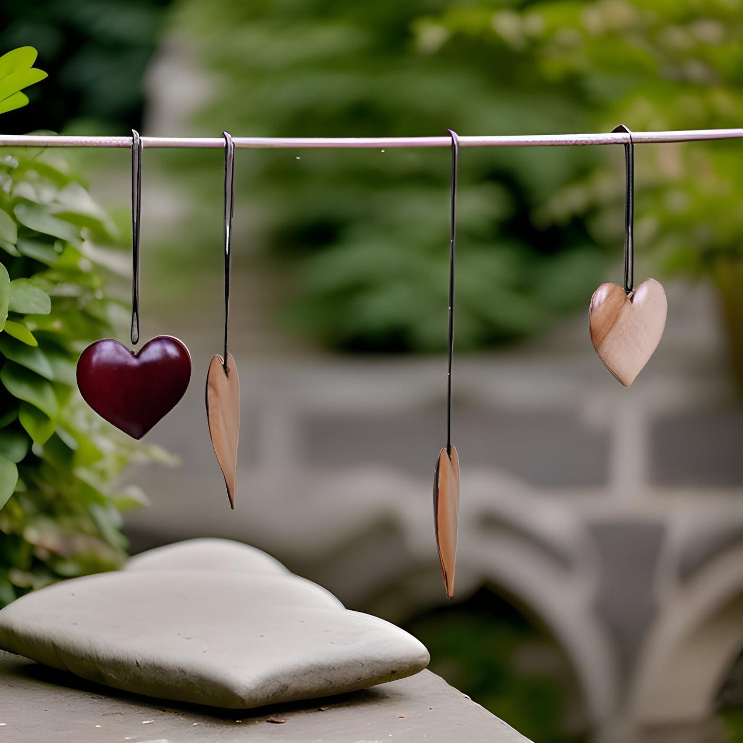 Valentines Day Heart Pendant - Romantic Gift for Her