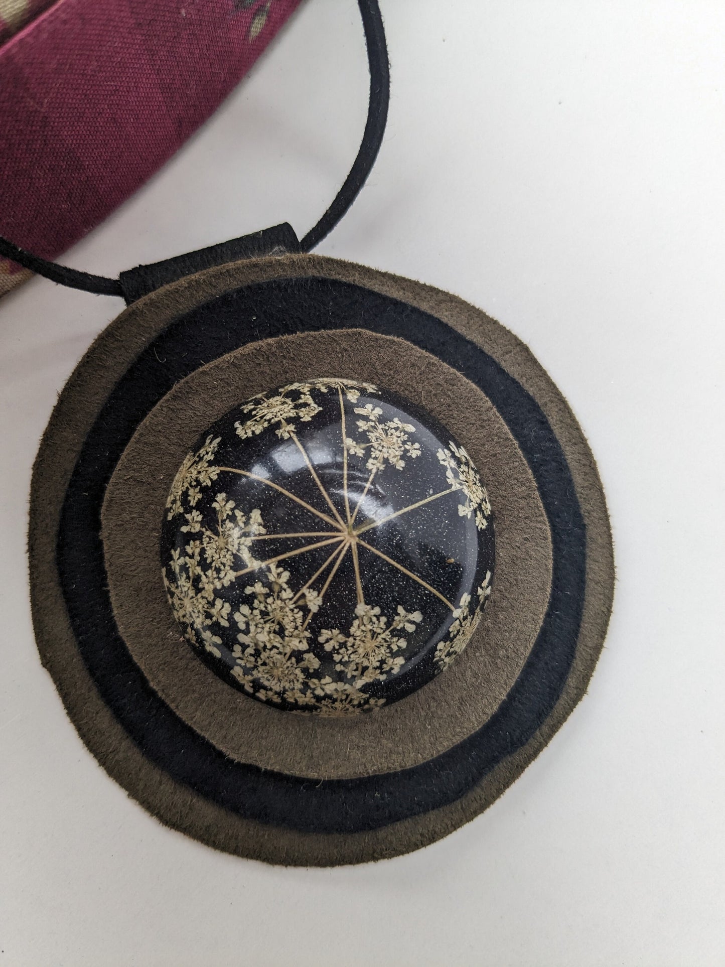 Natural Dried Flowers from Armenia - Mountain Pendant - Bohemian Style