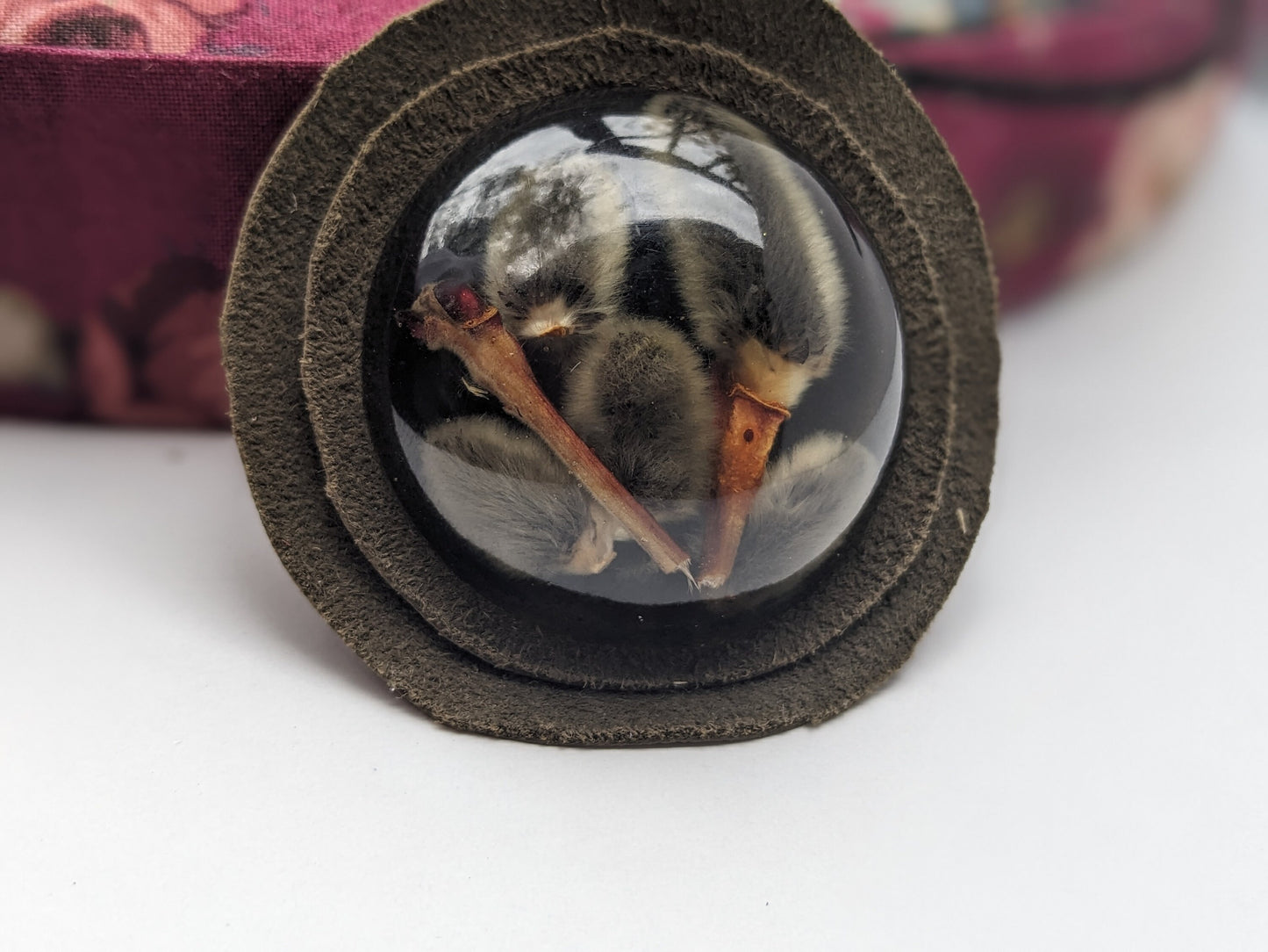 Natural Dried Flowers from Armenia - Mountain Pendant - Bohemian Style