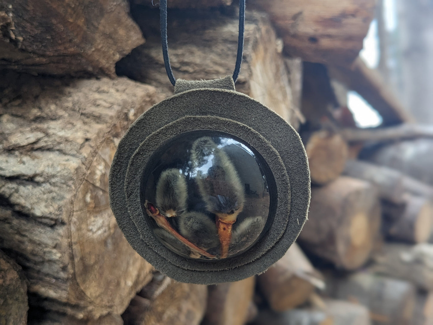 Natural Dried Flowers from Armenia - Mountain Pendant - Bohemian Style