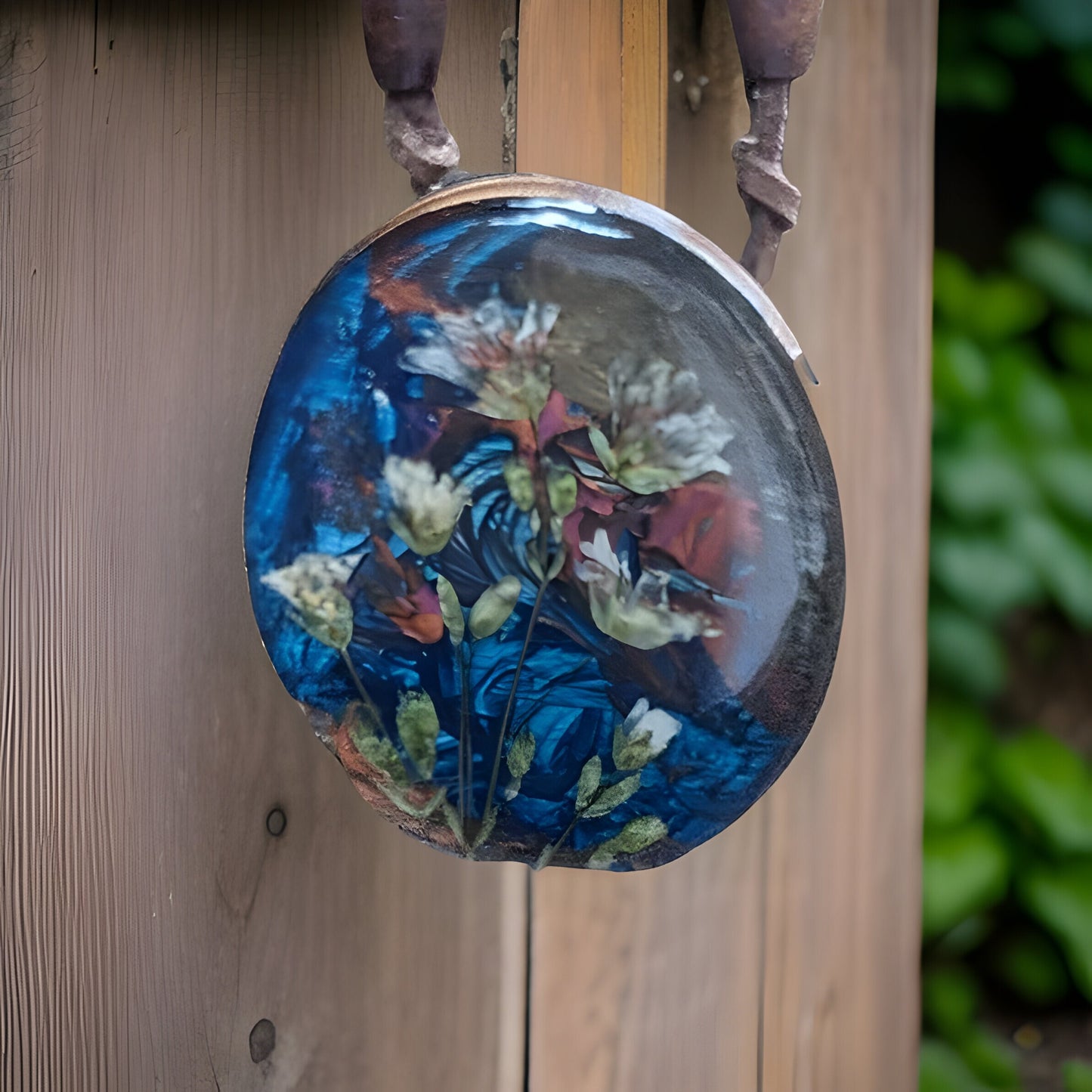 Bohemian Dried Flower Bouquet Pendant from Armenian Mountains - Natural and Unique