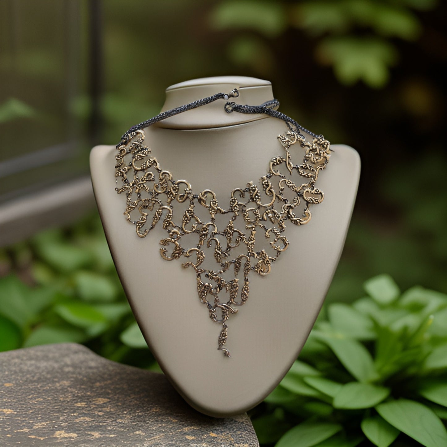 Armenian Alphabet, Armenian Letter, Sacred Letter Sterling Silver Artisan-Crafted Traditional Pomegranate Statement Necklace Queenly Jewelry
