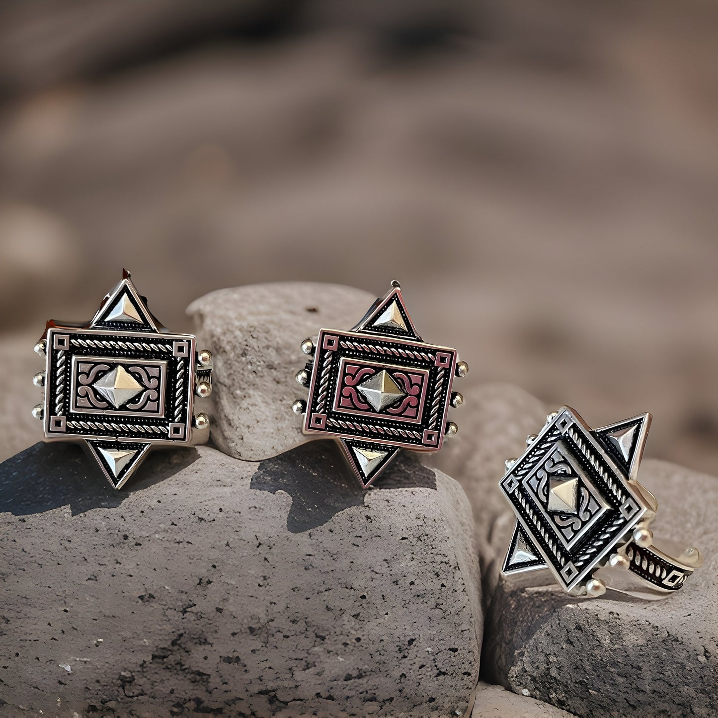 Taraz Armenian Sterling Silver Ring - Original Jewelry from Armenia