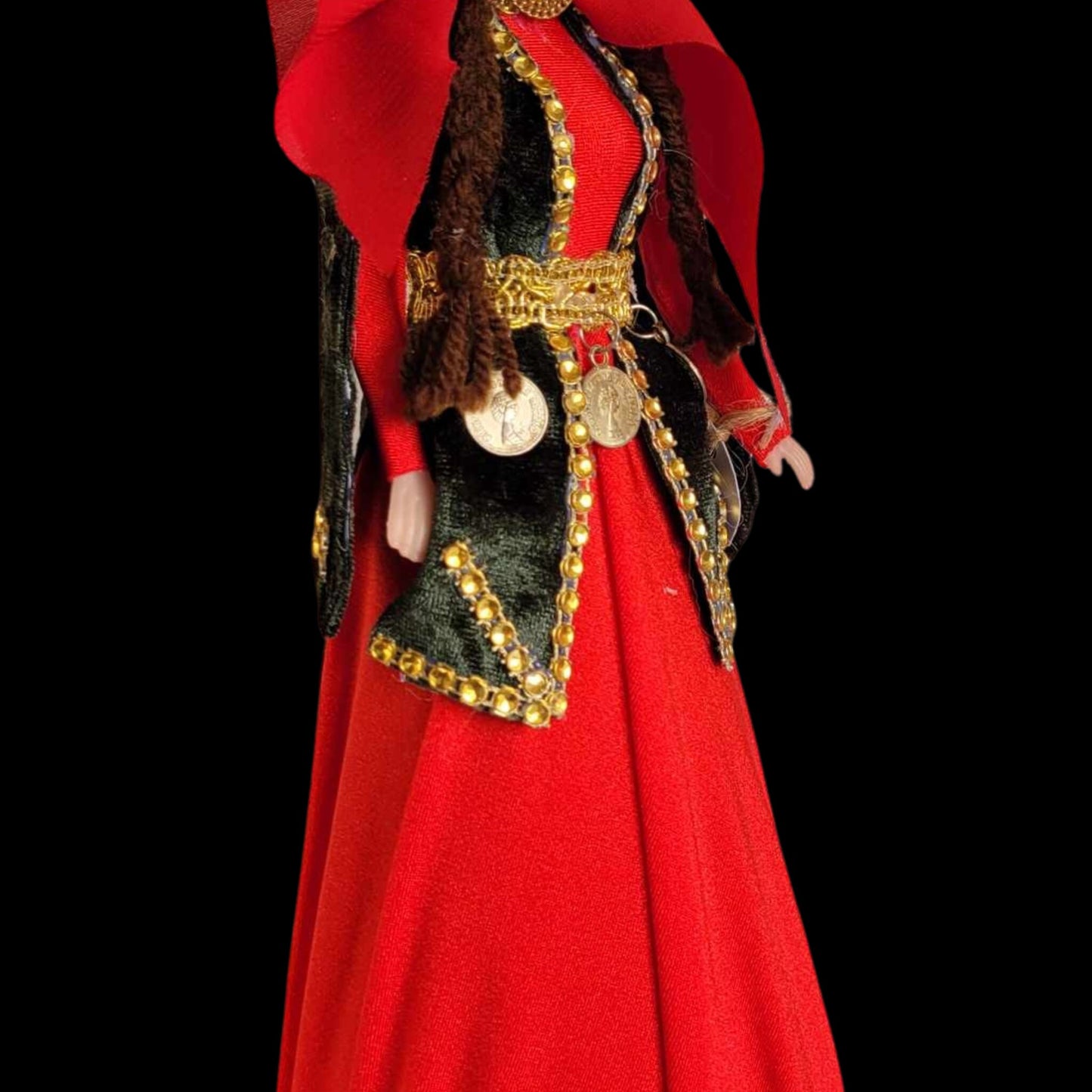 Armenian Barbie Doll - Red Taraz Traditional Ethnic Decor - Armenian Theme Party - Cultural Collectible
