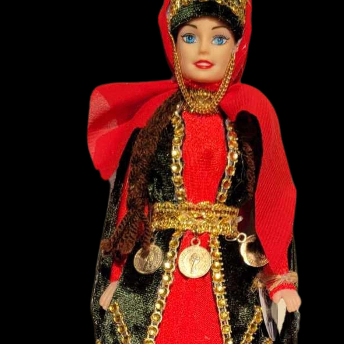 Armenian Barbie Doll - Red Taraz Traditional Ethnic Decor - Armenian Theme Party - Cultural Collectible