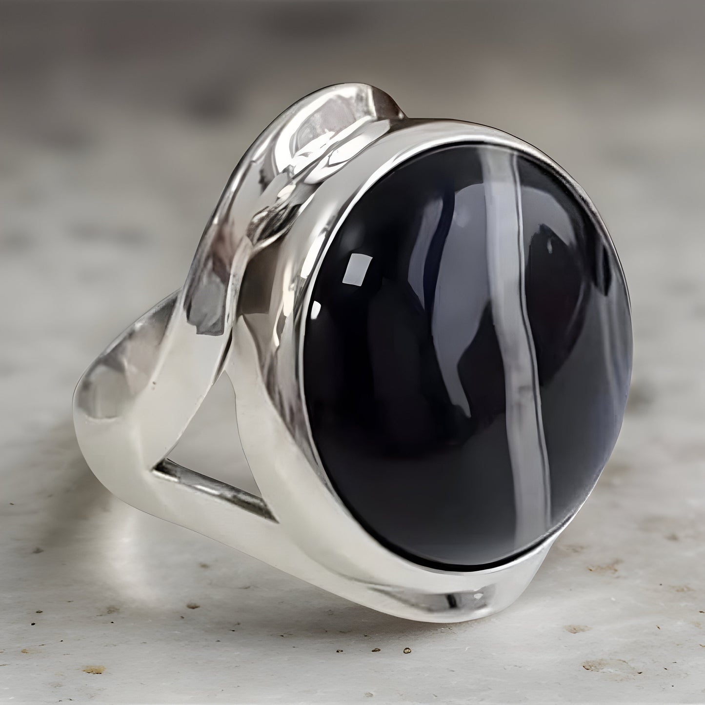 Timeless Black Sterling Silver Agate Earrings Set - Classic Minimalist Jewelry