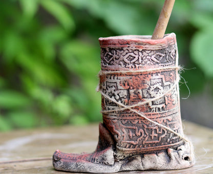 Fathers Day Gift Armenian Folk Pen Holder - Personalized Fathers Day - Pen Holder - Home Decor - Ethnic Motif Gift - Armenian Gifts