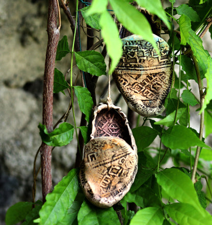 Custome Order For Arpy -TWO Organic Clay and Earthen Minerals Good Luck Amulet Armenian Shoes