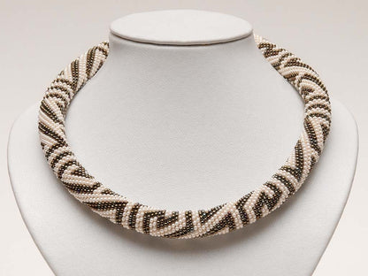Geometric Celtic Goddess Necklace  Handmade in Armenia  Whimsical Statement Piece