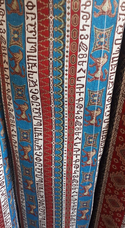 Armenian Taraz Headband with Armenian Letters | Unique Armenian Gifts & Accessories | Student Work | Armenian Folk Traditions | Armenia Gift