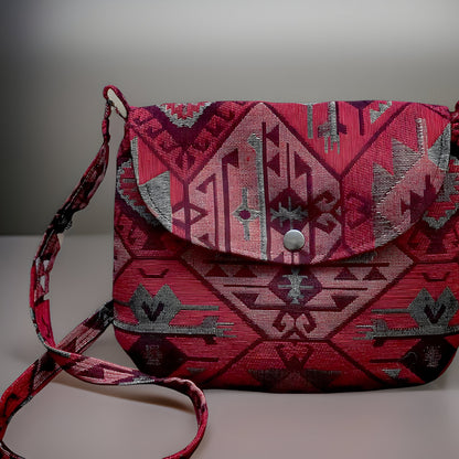 Bohemian Handbag | Armenian Carpet  | Armenian Rug | Tribal Purse | Carpet Bag  | Armenian Gift | Armenian Motif | Armenian Pomegranate