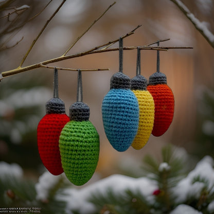 Baby-Safe Unbreakable Christmas Tree Ornaments - Heirloom Quality, Washable, Lifelong Keepsakes with Lights