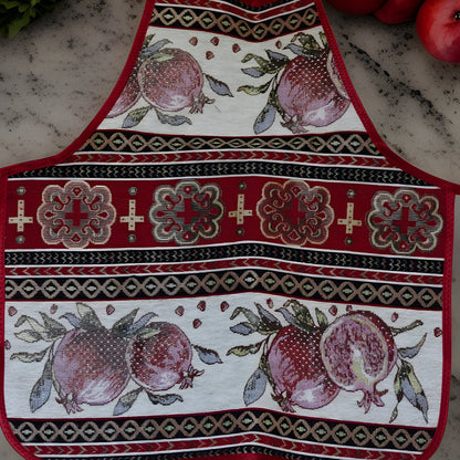 Armenian Taraz Ethnic Apron | Traditional Art | Armenian Gift | Armenian Alphabet | Traditional Cooking Grandma, Mommy & Me Aprons