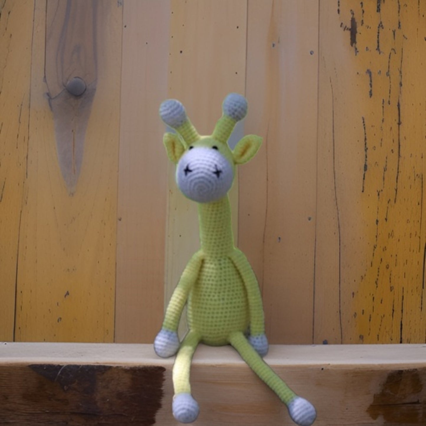 Tall and Handcrafted Giraffe Amigurumi Baby Toy - Adorable Crochet Gift for Nursery Decor and Playtime - Giraffe Baby Shower Gift