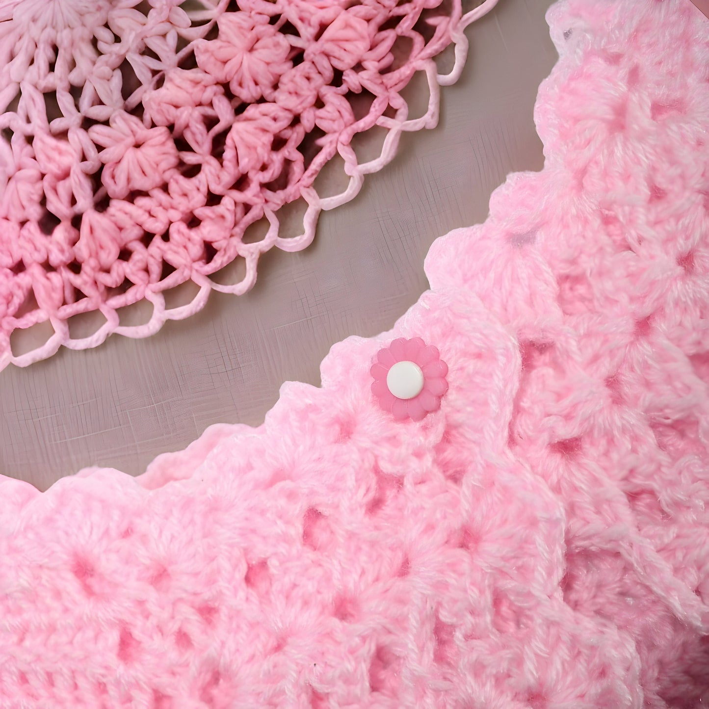 Customizable Crocheted Baby Skirt Set - Perfect for Photos - 0-12 Months