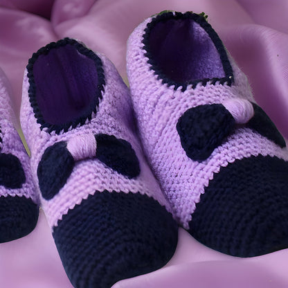 Mommy and Me Crochet Slippers - Matching Set