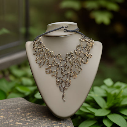 Armenian Alphabet, Armenian Letter, Sacred Letter Sterling Silver Artisan-Crafted Traditional Pomegranate Statement Necklace Queenly Jewelry